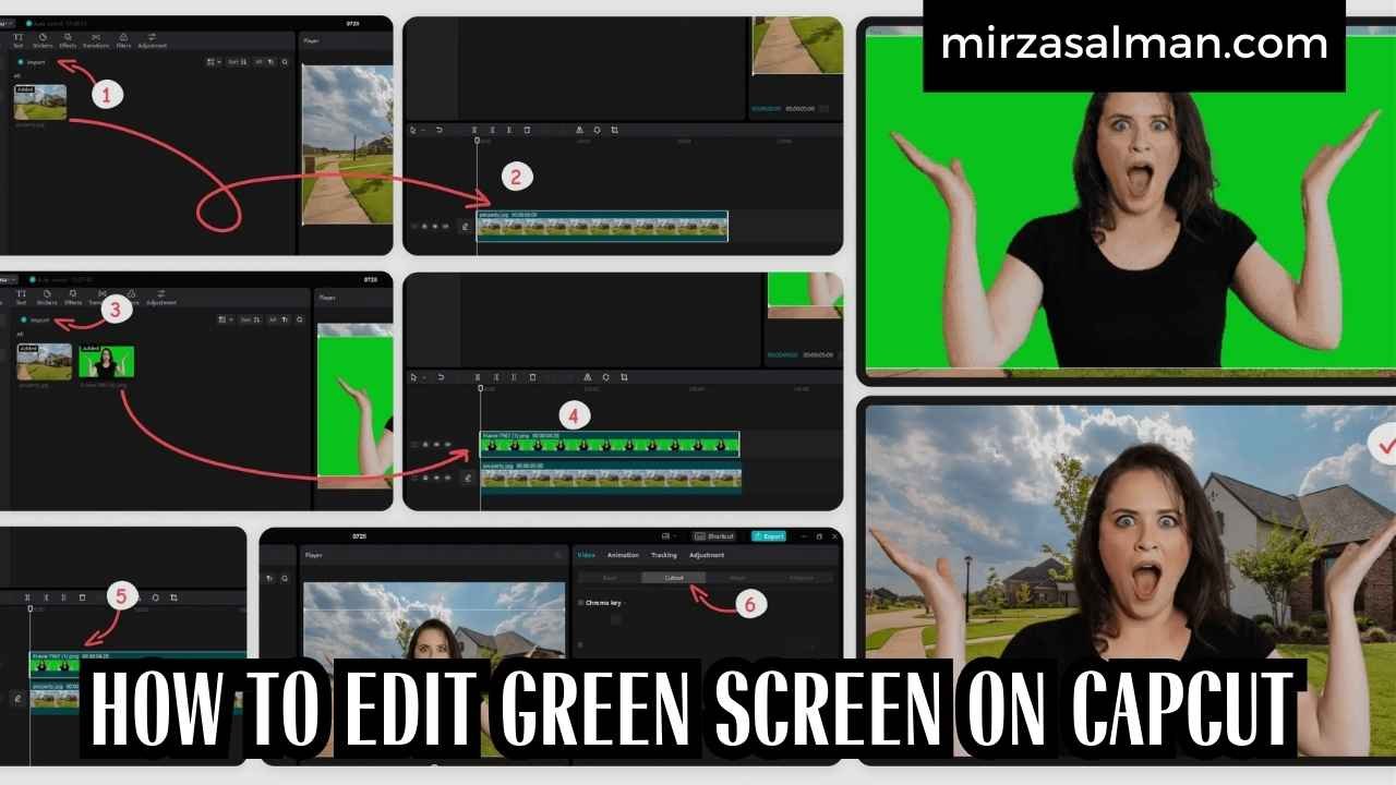 HOW TO EDIT GREEN SCREEN ON CAPCUT